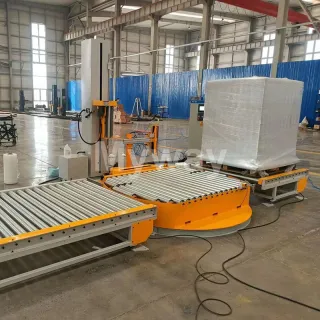 Online Automatic Pallet Wrapping Machine