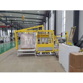 vertical pallet strapping machine