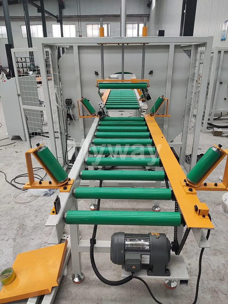 Horizontal stretch packing wrapping machine