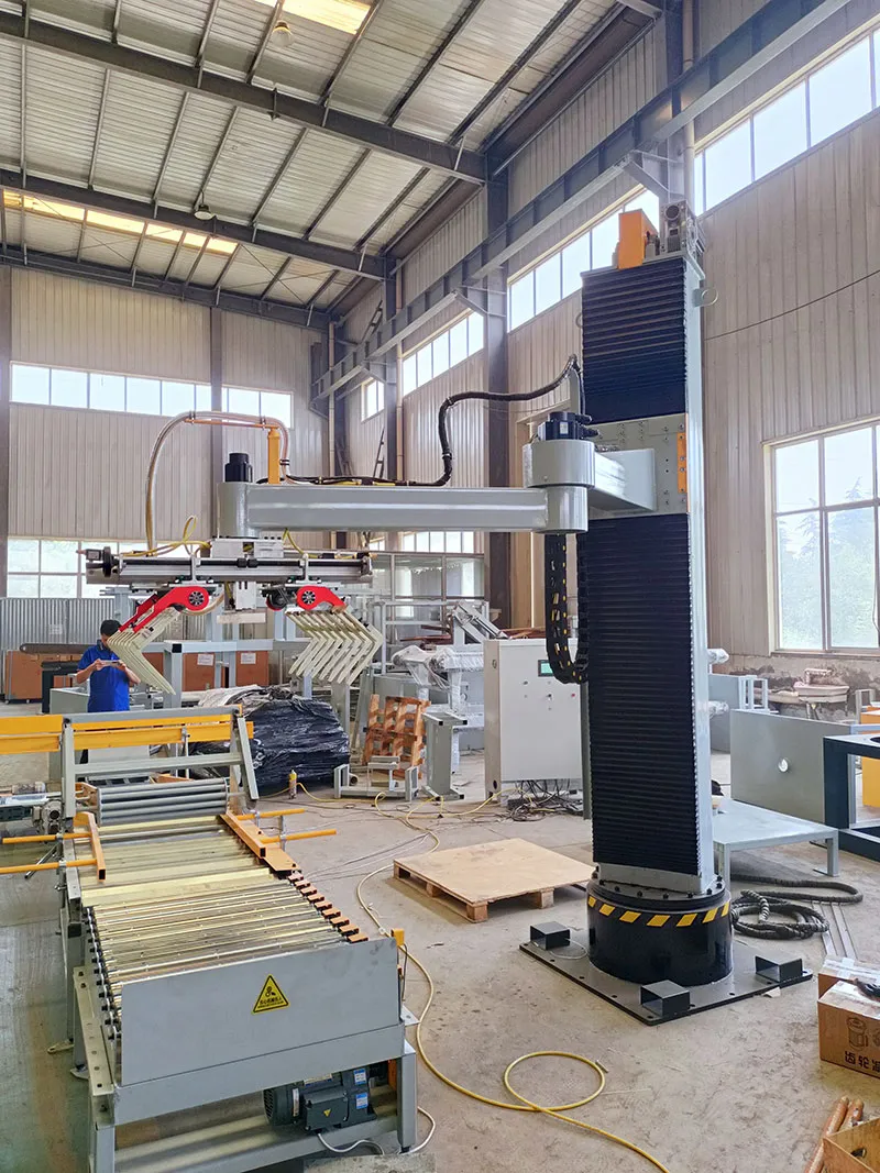 Efficient Heavy-Duty Column Palletizer for Versatile Industrial Use