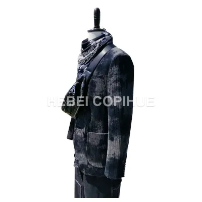 Men's Jacket In Enzyme Washing Fabric