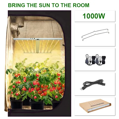 1000w Led Bar grow lights for indoor plants full spectrum with timer