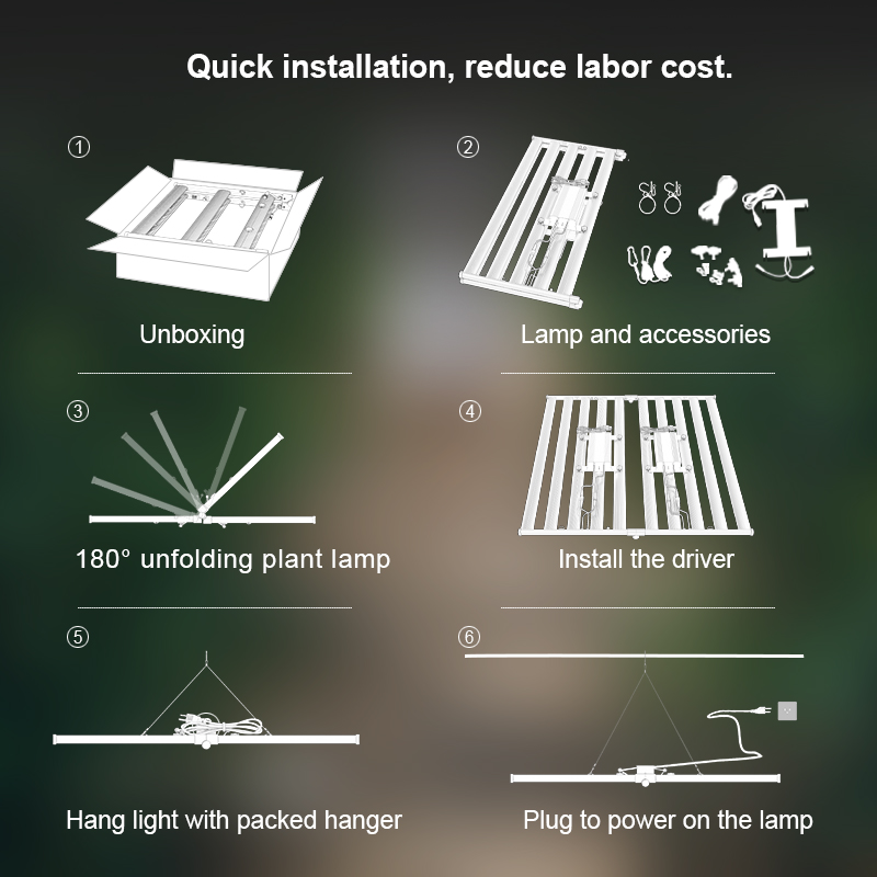 HOLYMIR 1000w Grow Ligth Samsung 301b Greenhouse Garden