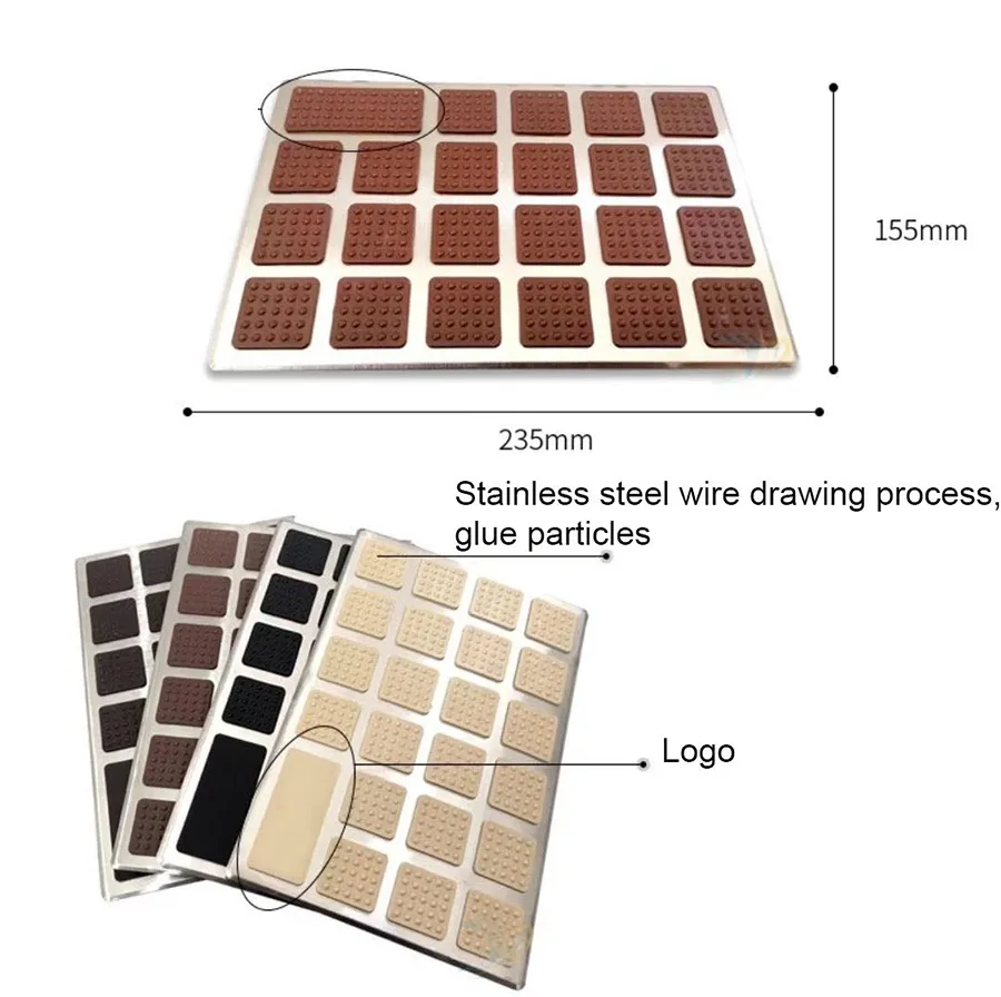 Stainless Steel Car Mat Heel Pad