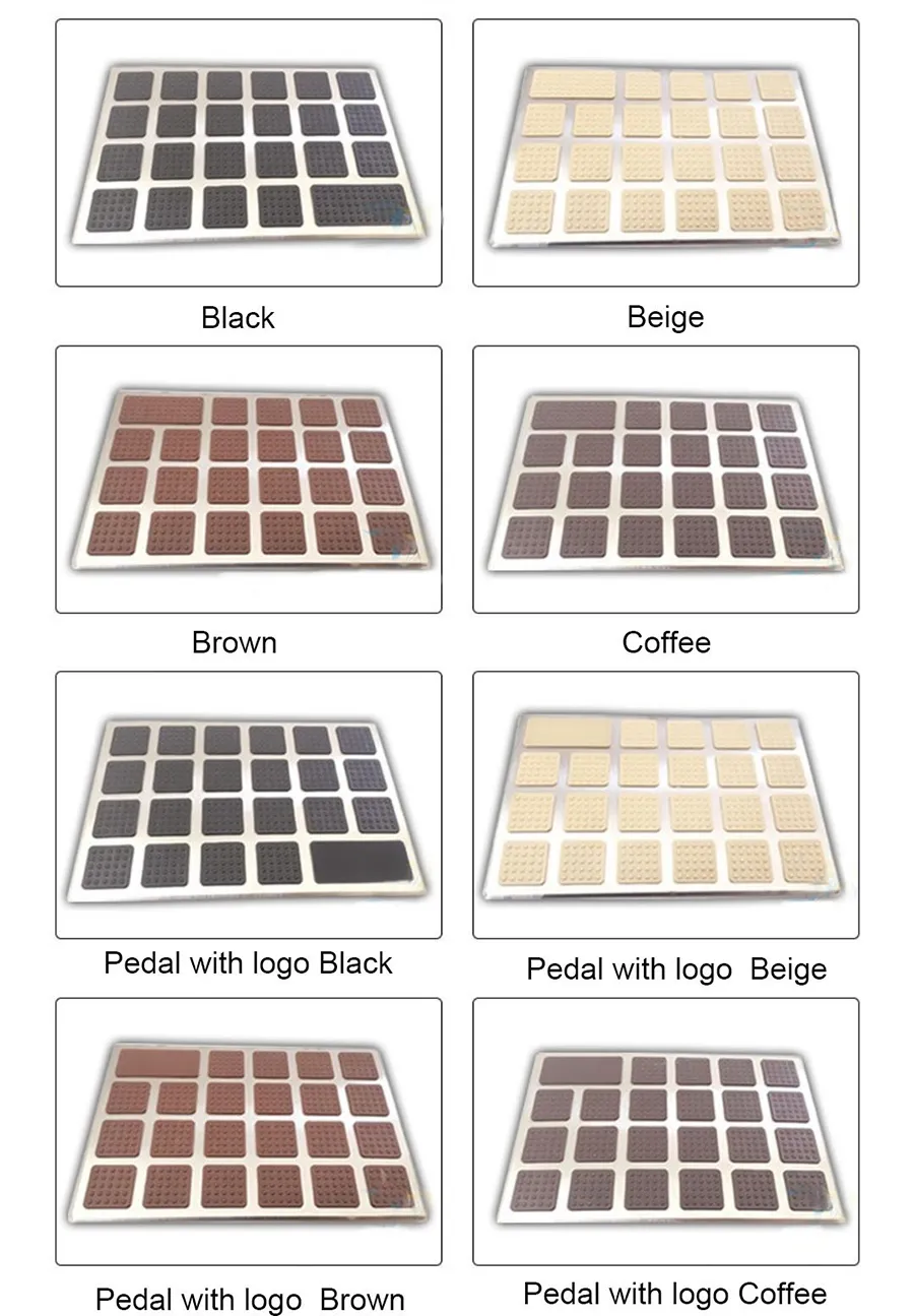 Stainless Steel Car Mat Heel Pad