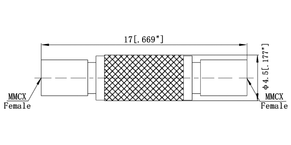 MMCX Female to MMCX Female Adapter