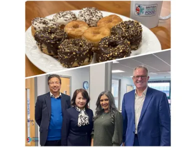 CEO Sherry Wang and UK VP Steven Sun Paid a Visit to the British Frozen Food Federation