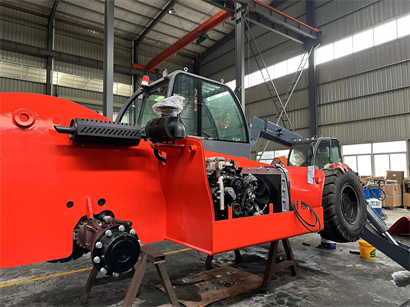 full of forklifts and telehandlers are on our production line