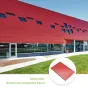 Solid color acp sheet office building stadium