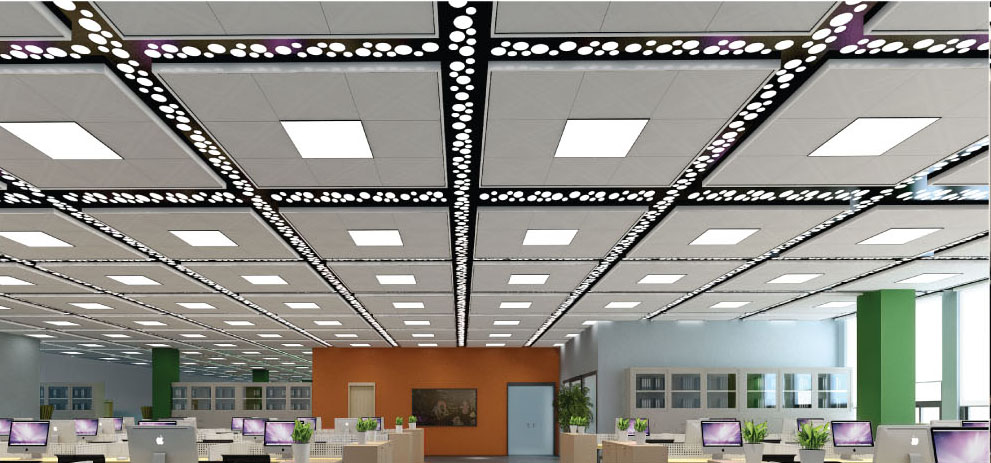 LED Light Groove Slot Aluminum Ceiling