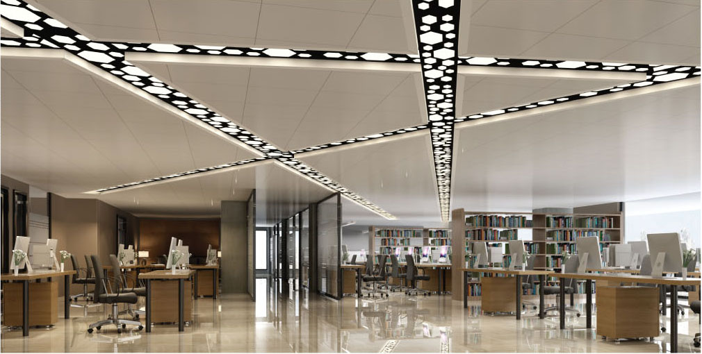 LED Light Groove Slot Aluminum Ceiling