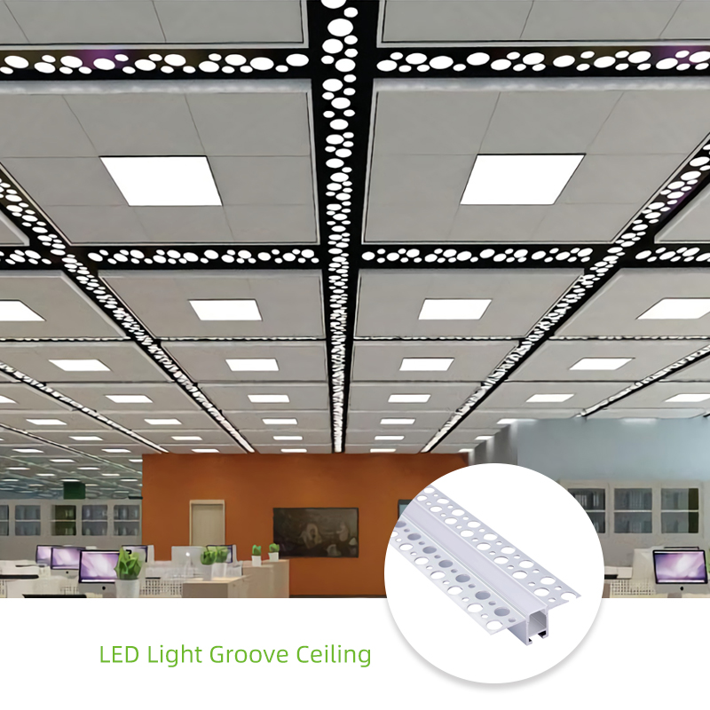 LED Light Groove Slot Aluminum Ceiling