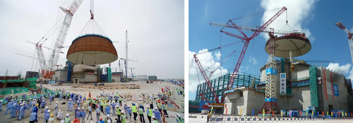In 2020, the rotor of the sixth hydropower station with one million kilowatt hydropower units in baihetan hydropower station of the three gorges corporation was successfully lifted.