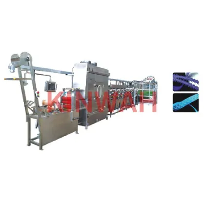Elastic tapes continuous dyeing machines