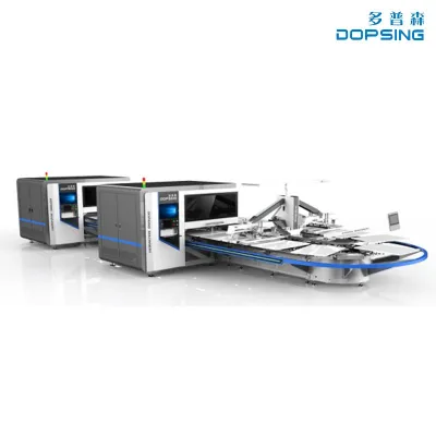 Impressora digital híbrida de tela dupla dupla