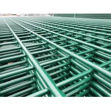 Green Pvc Welded Wire Mesh Fence Panels