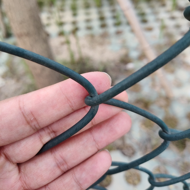 Boundary wall wire mesh chain link fence