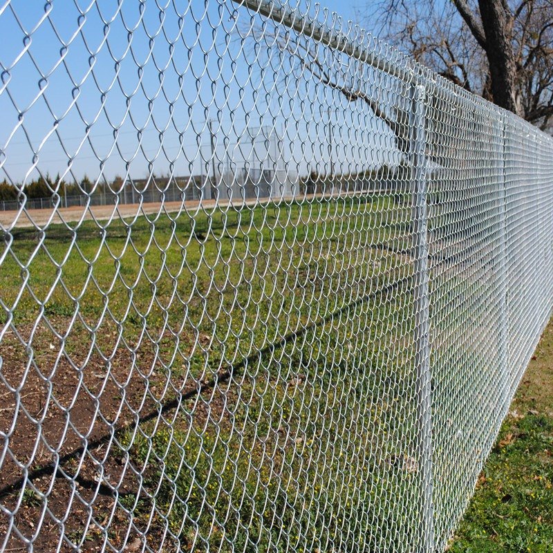 Boundary wall wire mesh chain link fence