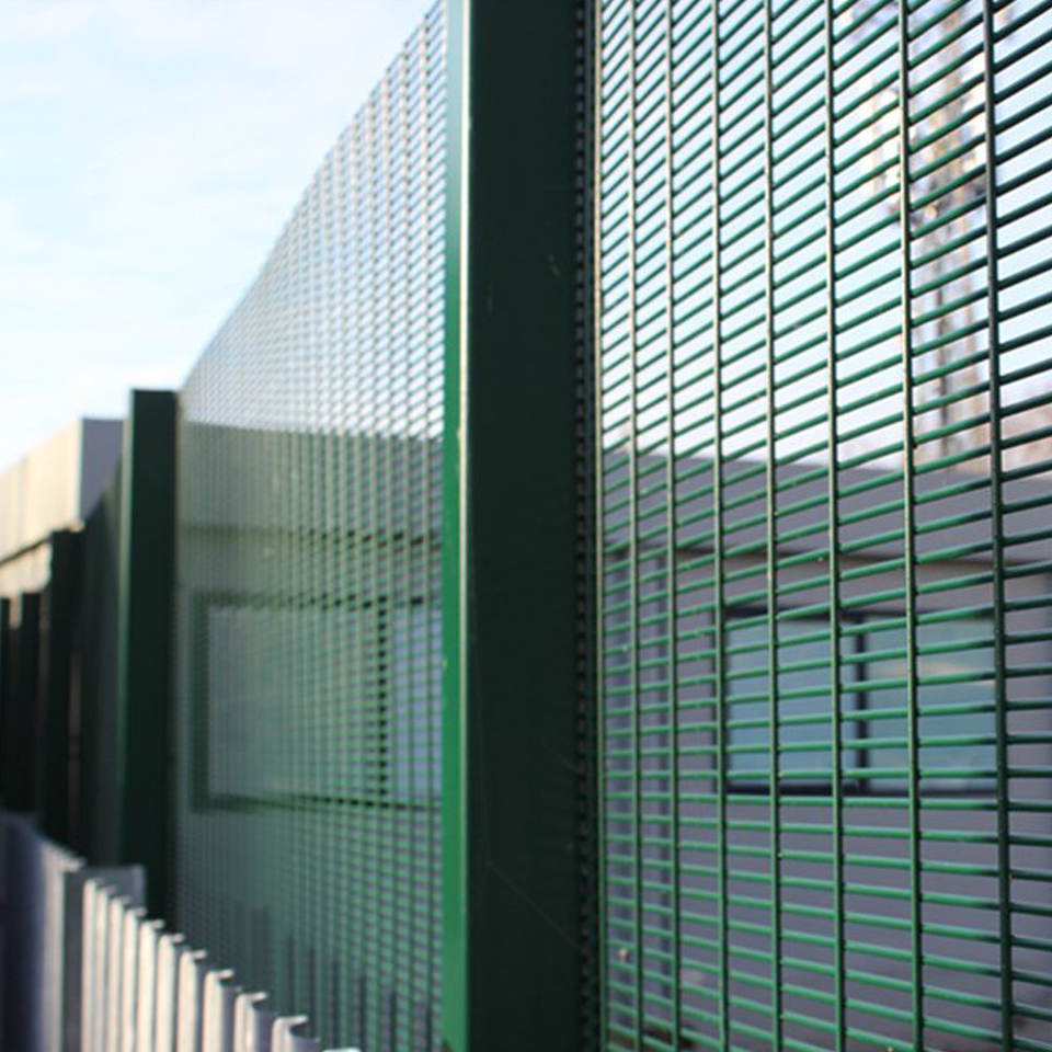 anti climb clear view mesh fence panels