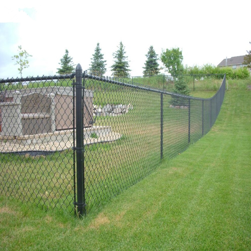 hot dipped galvanized diamond mesh chain link fence