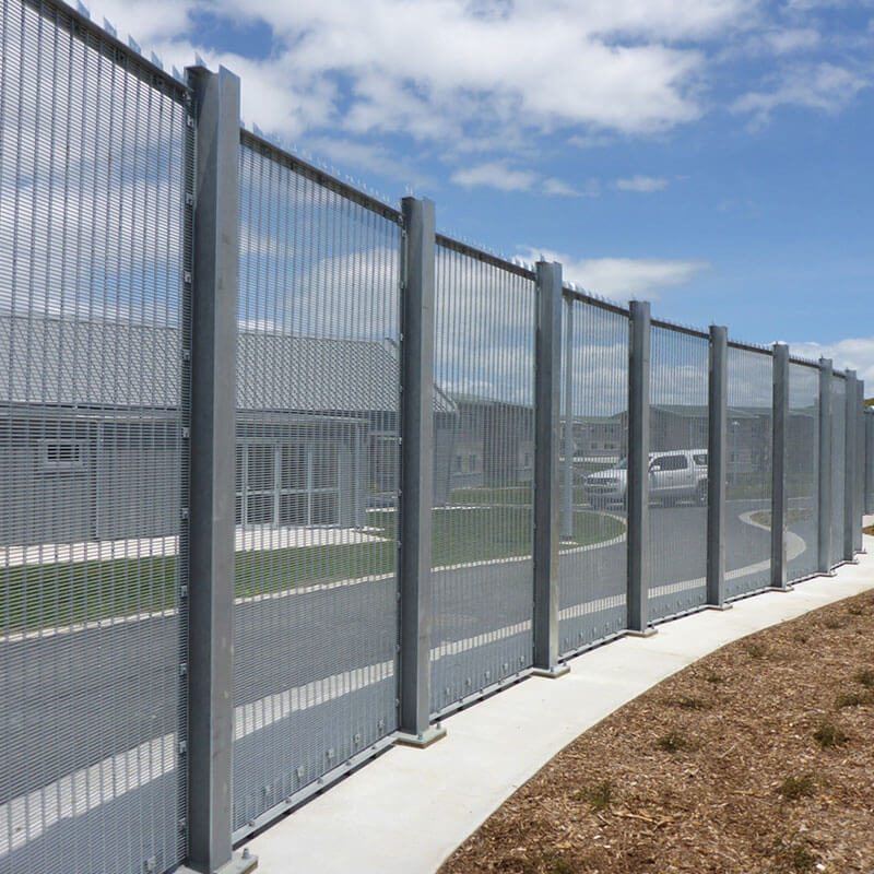 anti climb clear view mesh fence panels