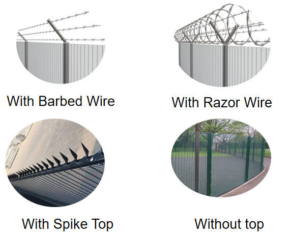 Powder Coated High Security Anti Climb Mesh Fence