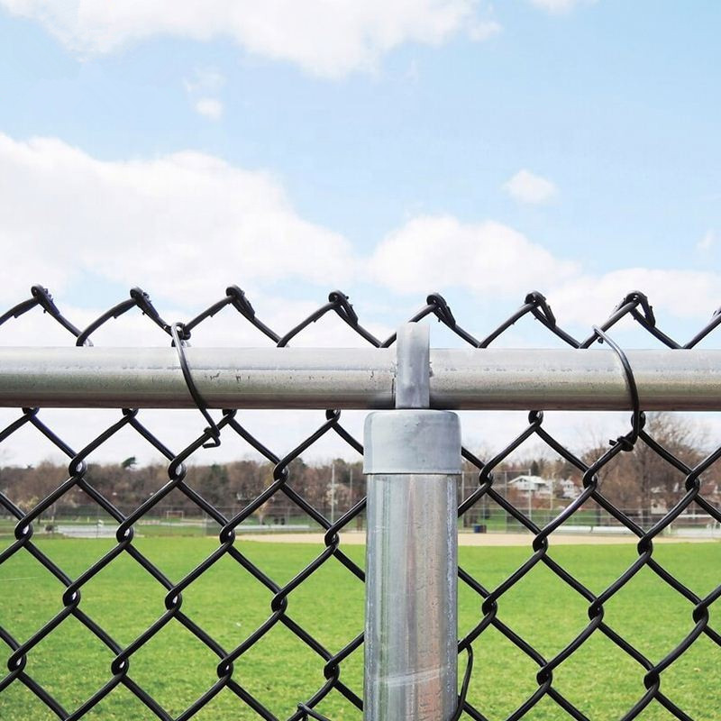 Boundary wall wire mesh chain link fence