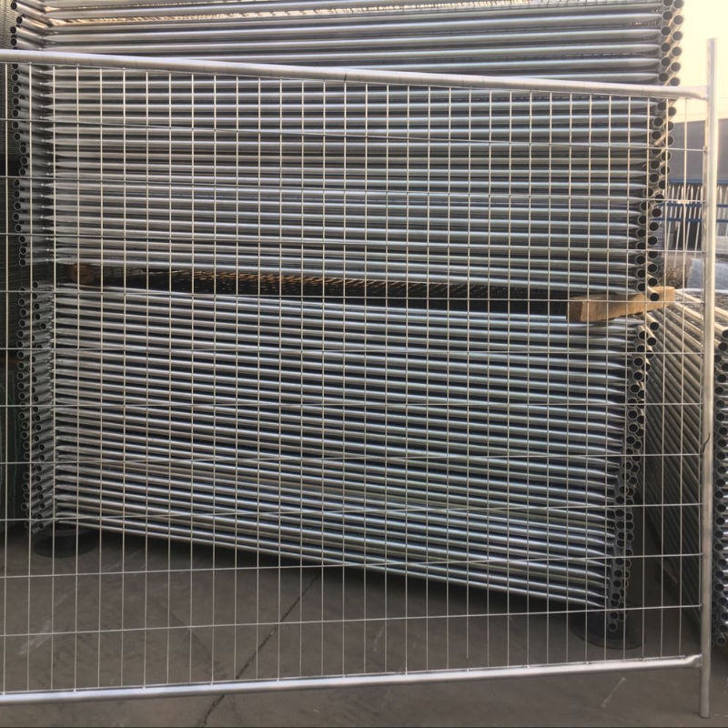 High quality galvanized 6x12 chain link temporary fence panels