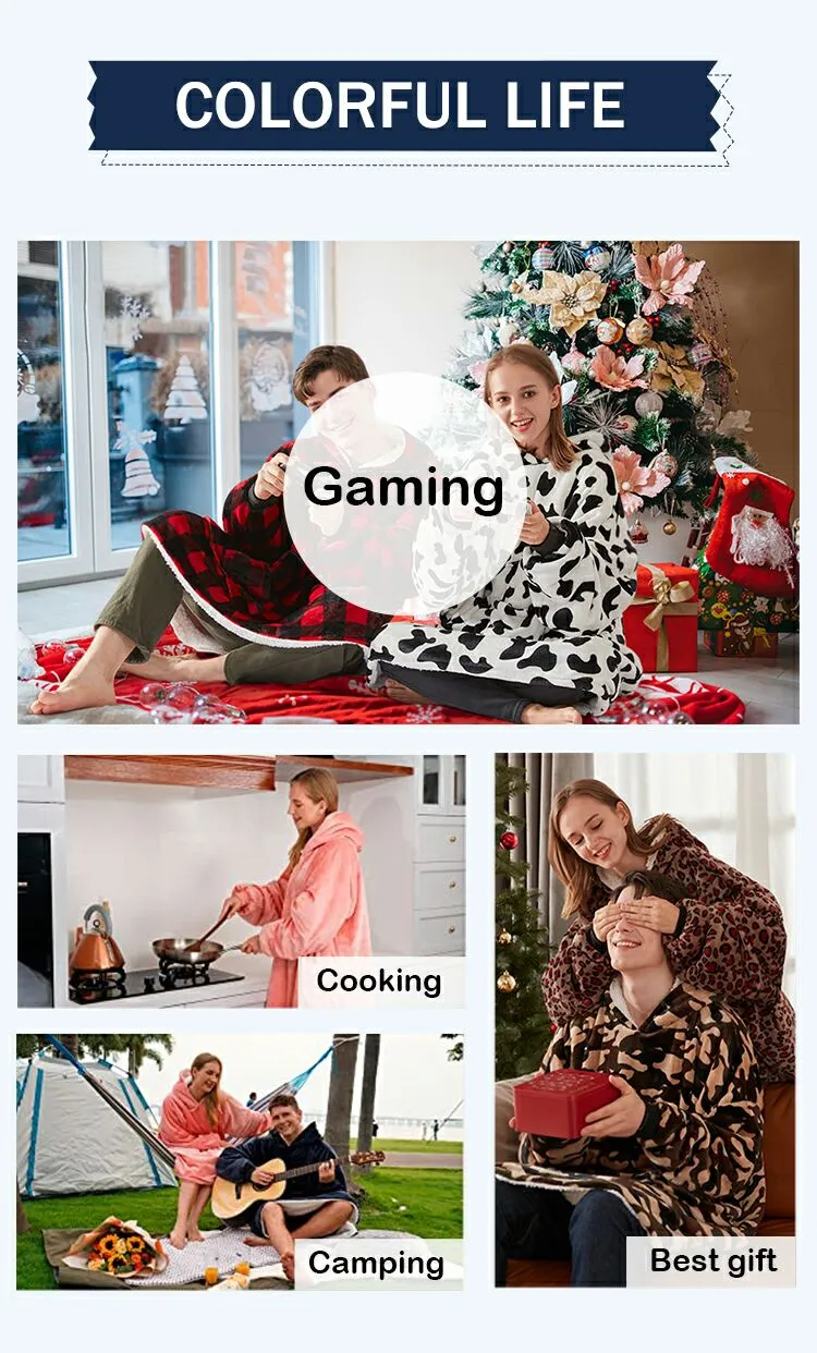 Wholesale Wearable Oversized Sweatshirt Blanket Sherpa Hoodie Blanket wholesale-wearable-oversized-sweatshirt-blanket-sherpa-hoodie-blanket