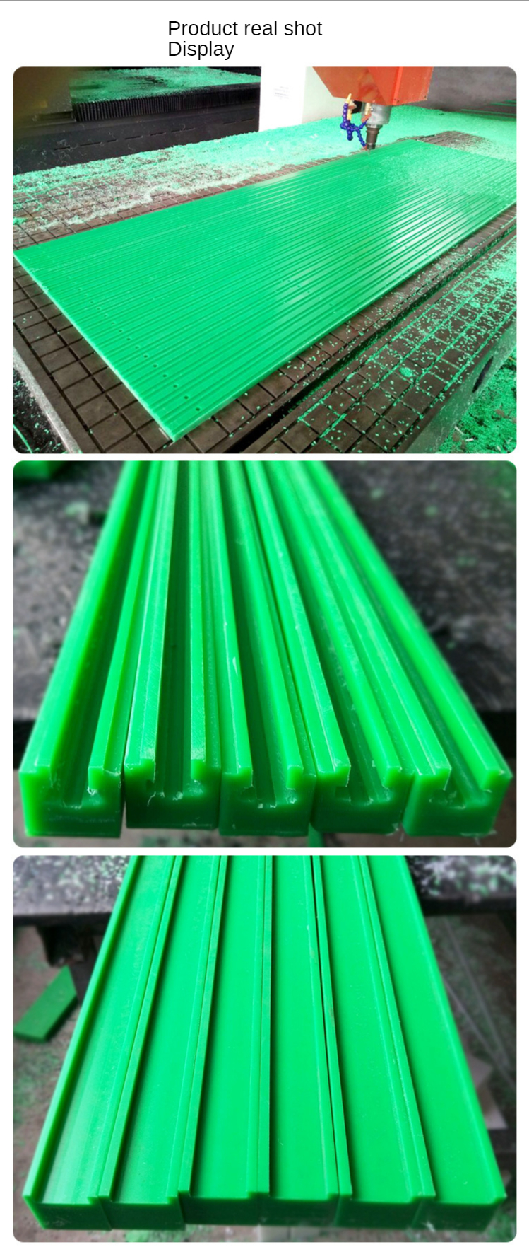 UHMWPE Chain Conveyor Plastic Linear Guide Rail