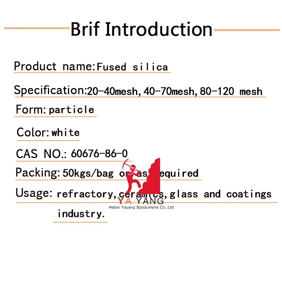 Fusedsilica refractory