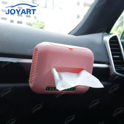 Phone card with tissue holder