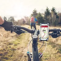 Bicycle phone holder