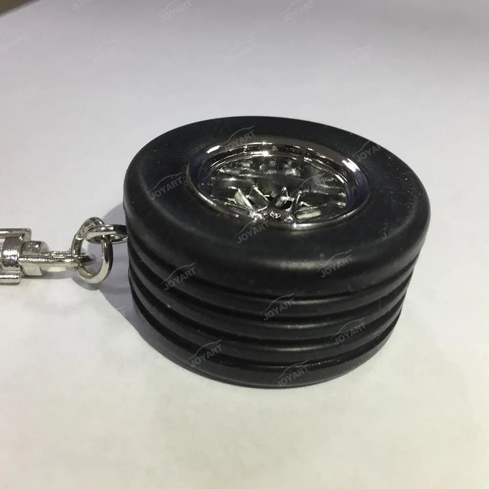 Tire-shaped key Chain