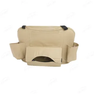 Car handbag holder with tissue box