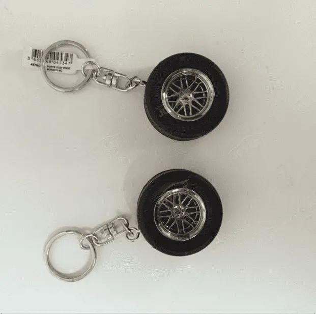 Tire-shaped key Chain