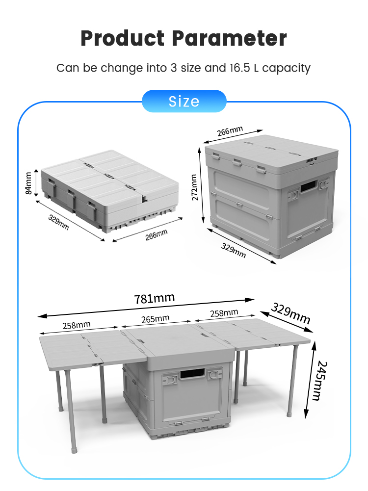 Upgraded Cars Camping Storage Bins