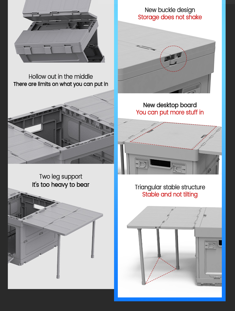 Upgraded Cars Camping Storage Bins