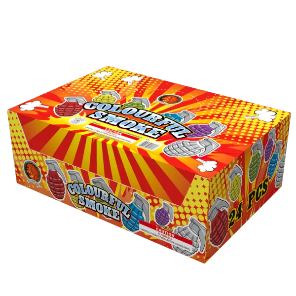 DCS1180 PULL STRING COLOR SMOKE GRENADES FIREWORKS