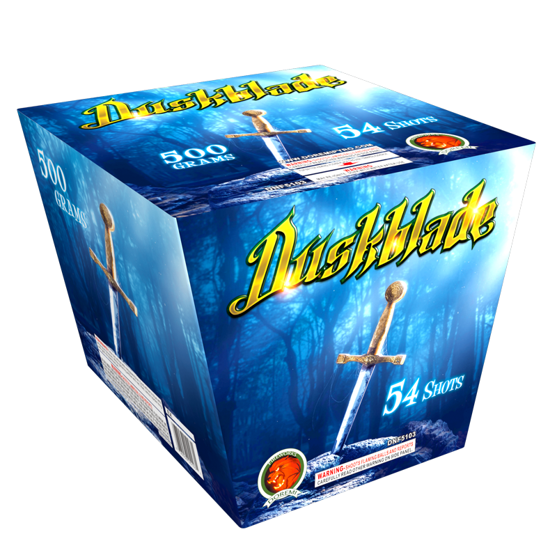 DNF5103 DUSKBLADE 54 SHOTS CAKE FIREWORKS, 500G CONSUMER CAKE ...
