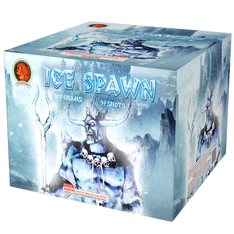 DFC0224 ICE SPAWN 39 SHOTS CAKE FIREWORKS, FIREWORKS FACTORY, LIUYANG ...