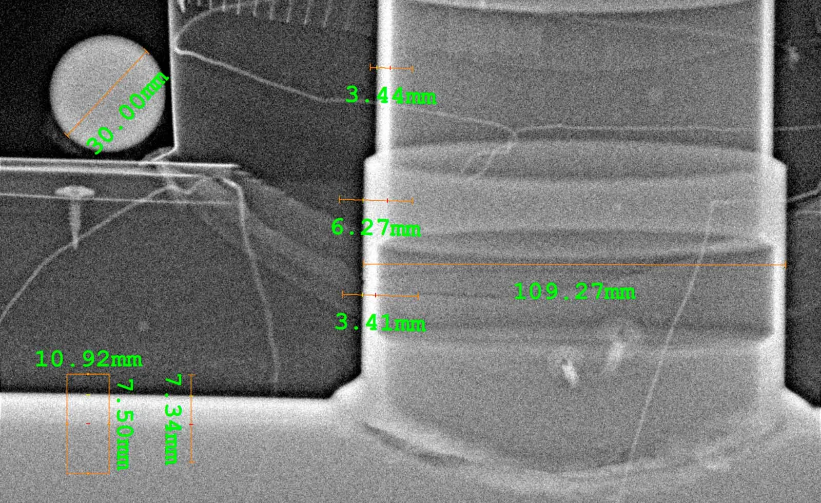 Digital x ray Radiography NDT Inspection