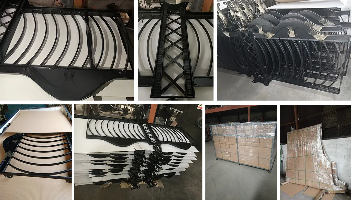 The Decorative Wrought Iron Fencing Panel