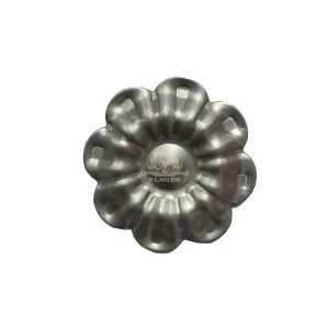 Stamped iron flower plate 2.244