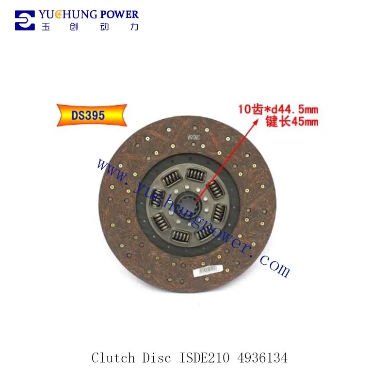 Clutch Disc For Cummins ISDE210 4936134 5399705 395MM