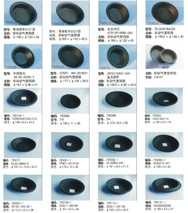 Yuchung Power Catalogues For Brake Chamber Diaphragm China Trucks And Bus