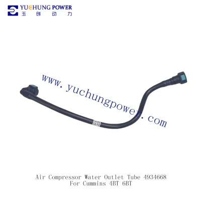 Air Compressor Water Outlet Tube 4934668 For Cummins 4BT 6BT