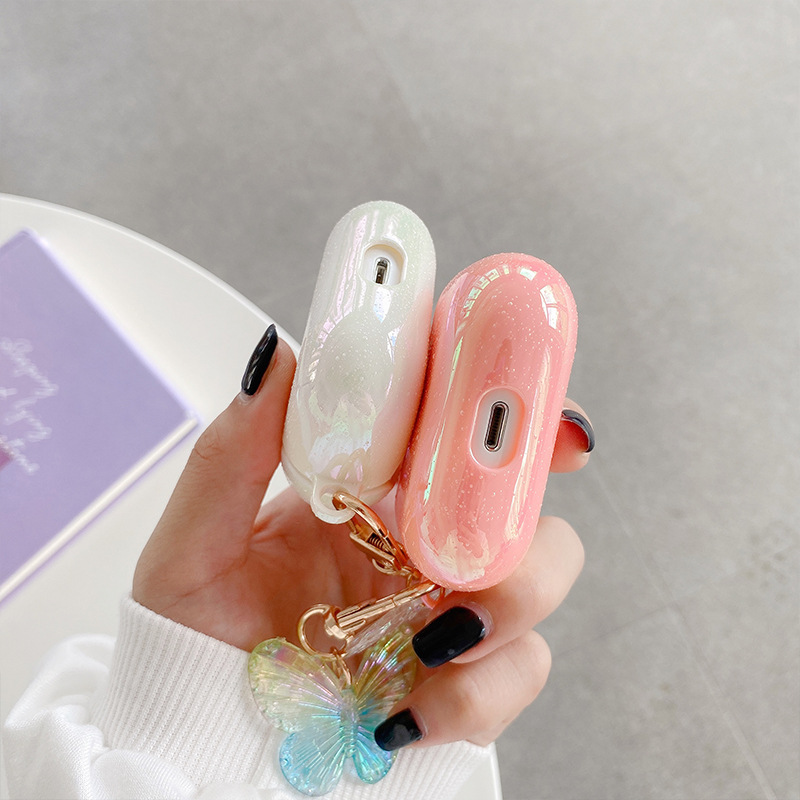 Colorful butterfly chain AirPods Case