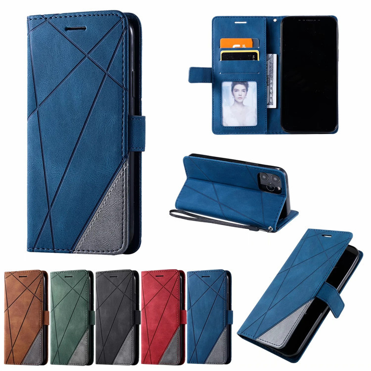 PU Leather Stand Flip Cover Mobile Case