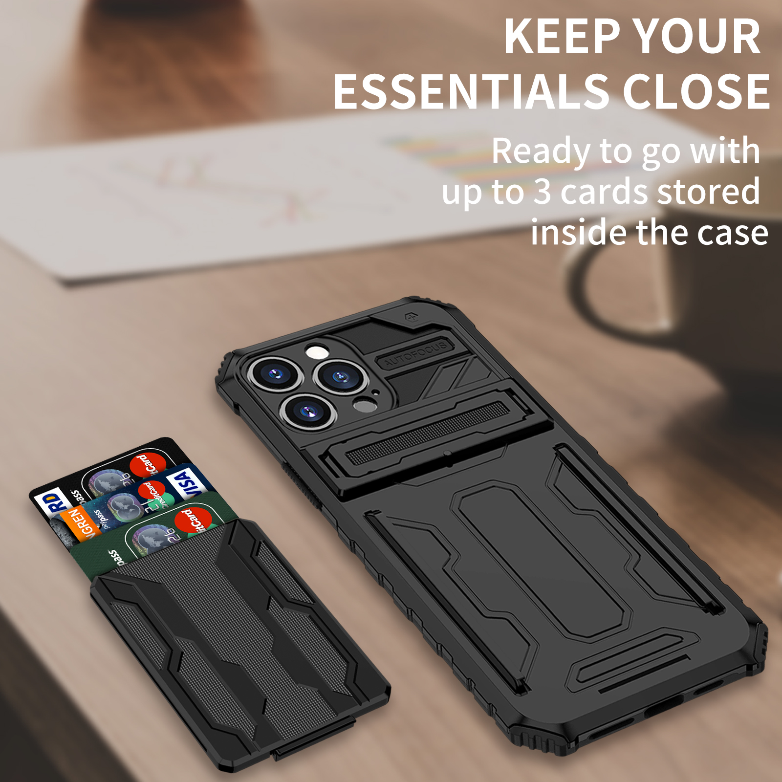 Detachable Card Slot Phone Case